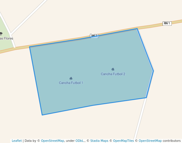 walking in Parque Deportivo Las Flores map in Apopa