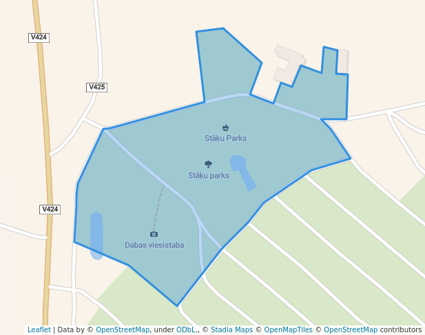 Stāķu parks in Stāķi | Map and Routes
