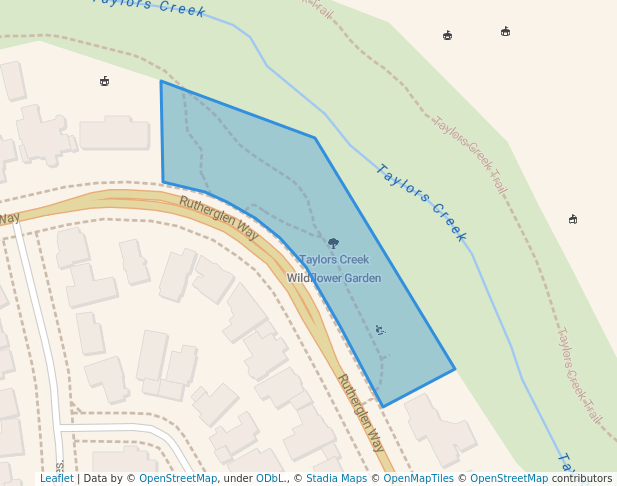 Taylors Creek Wildflower Garden