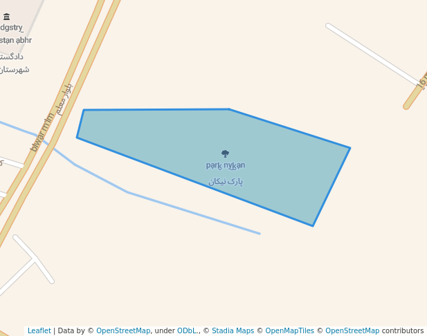 پارک نیکان in Abhar | Map and Routes