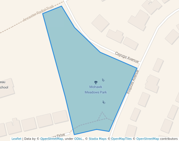 Mohawk Meadows Park in Hamilton | Map and Routes
