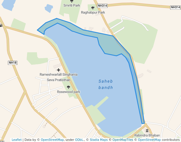 walking in Dinosaur Park map in Purulia