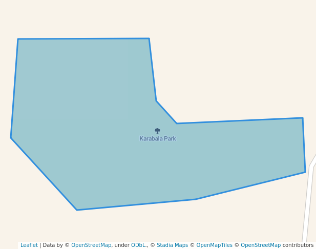 walking in Karabala Park map in Purulia