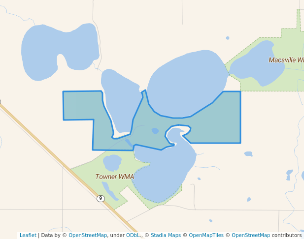 walking in Niemackl Lake Park map in Herman
