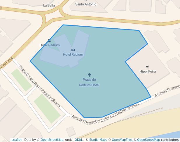 Praça do Radium Hotel