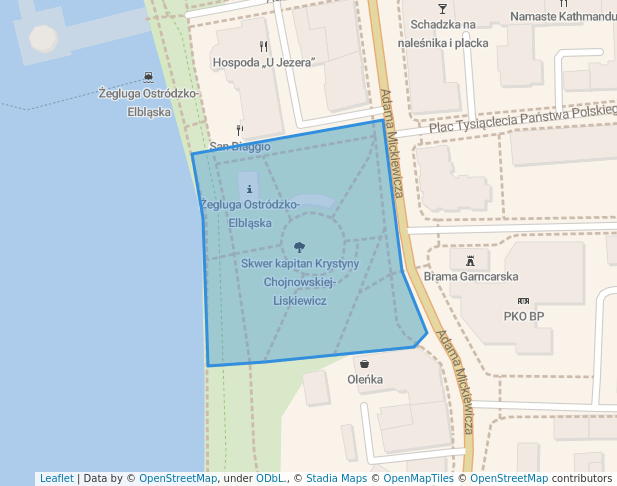 Skwer kapitan Krystyny Chojnowskiej-Liskiewicz