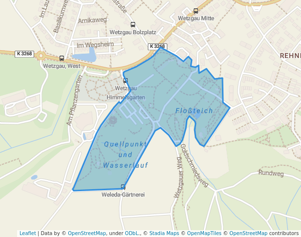 walking in Landschaftspark Wetzgau map in Schwäbisch Gmünd