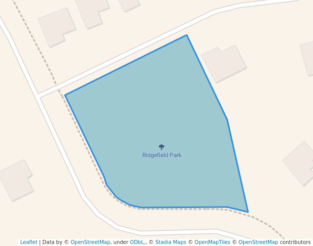 walking in Ridgefield Park map in Valley Center