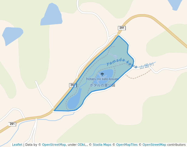 walking in ホタルの里公園 map in Munakata