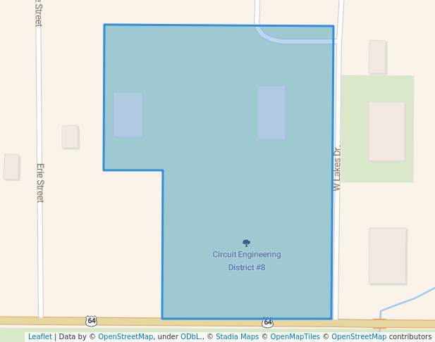 walking in Circuit Engineering District #8 map in Alva