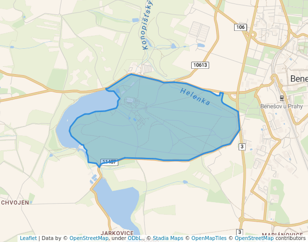 Zámecký park Konopiště