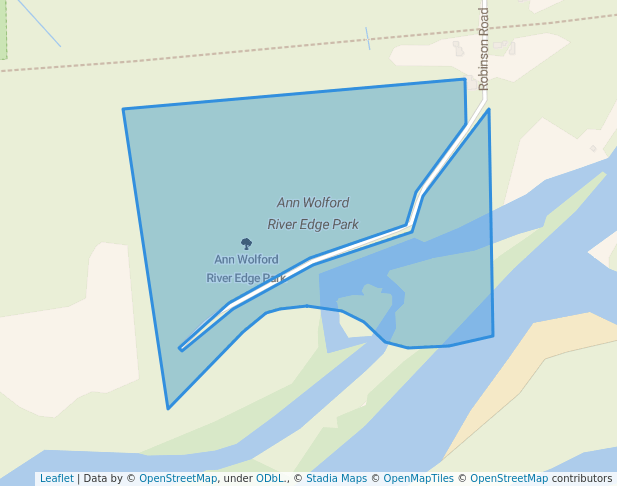 walking in Ann Wolford River Edge Park map in Sedro-Woolley