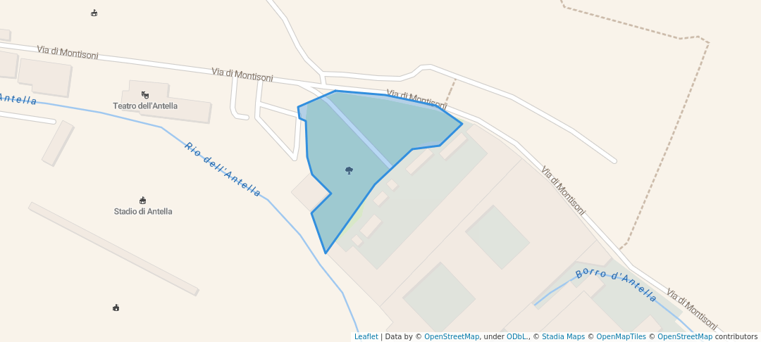 walking in Cimitero monumentale dell'Antella map in Antella