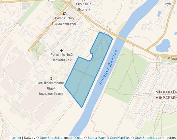 Парк Льнокомбината in Orsha | Map and Routes