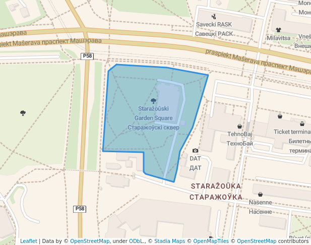 Staražoŭski Garden Square