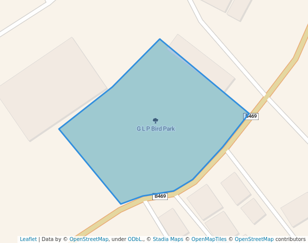 walking in G L P Bird Park map in Kotikawatta