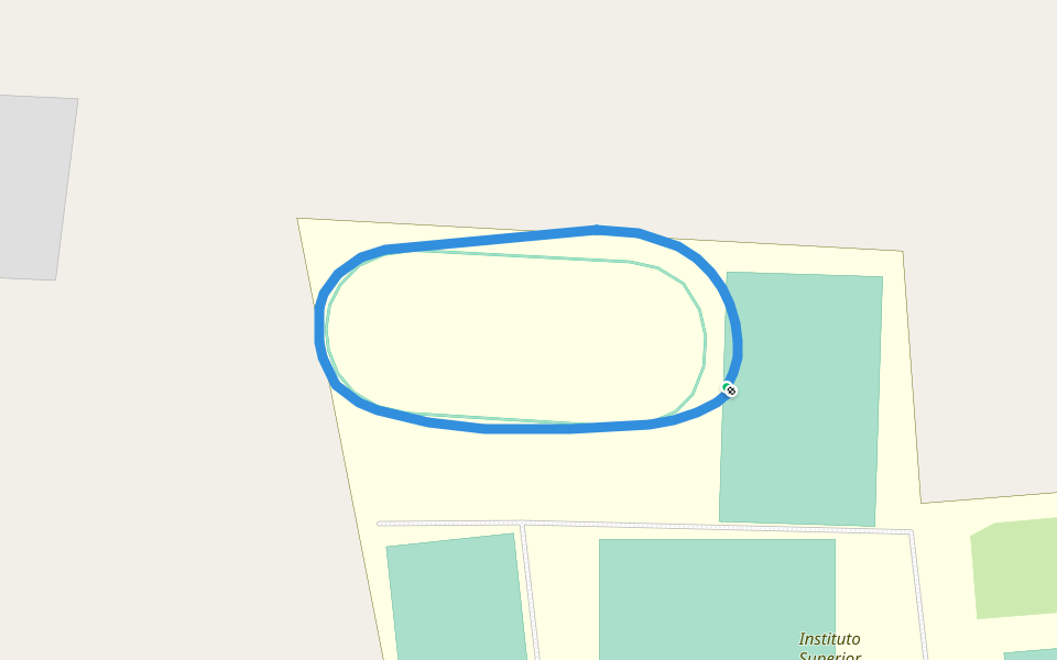 Centro de Educación Física N°20 "La Granja" walking route map in Santa Lucía