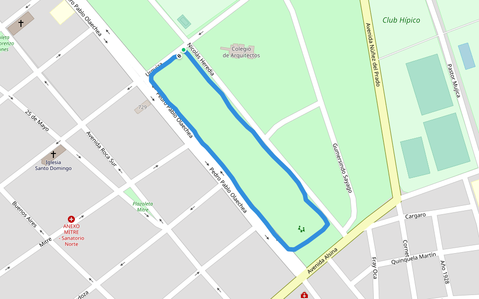 Sector de espacimiento para la 3ra. edad