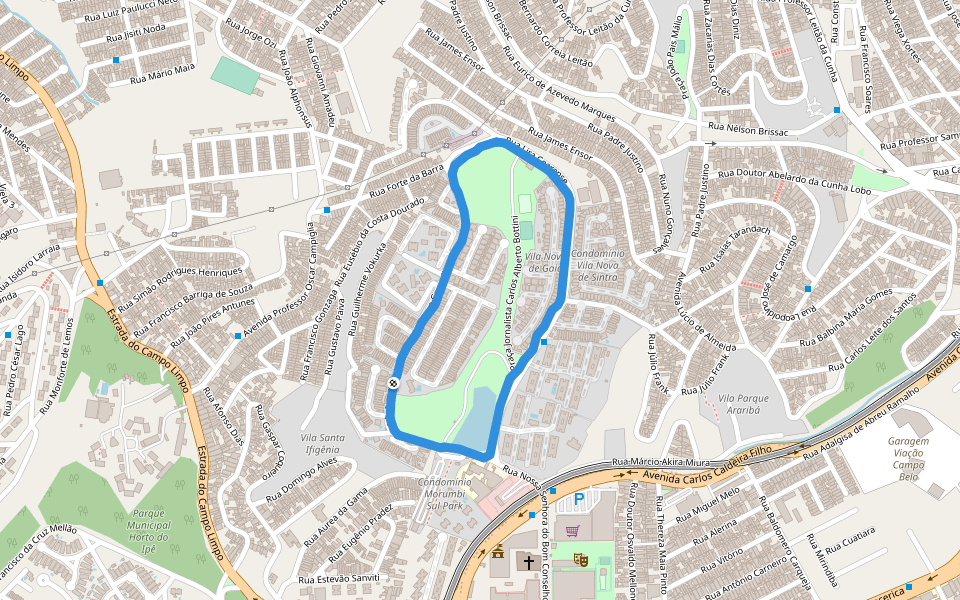 Morumbi Sul Park Walking and Running São Paulo, Brazil Pacer