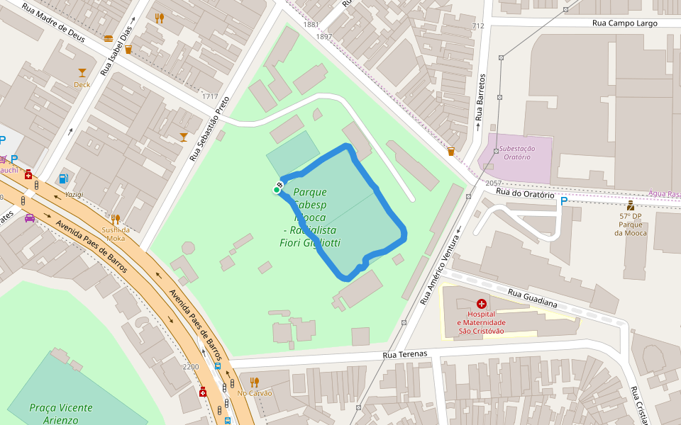 Parque Sabesp Mooca - Radialista Fiori Gigliotti