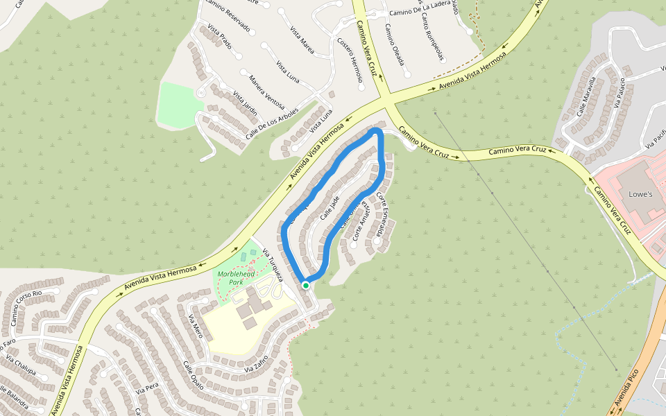 Marblehead Park Walking and Running San Clemente, California, USA Pacer