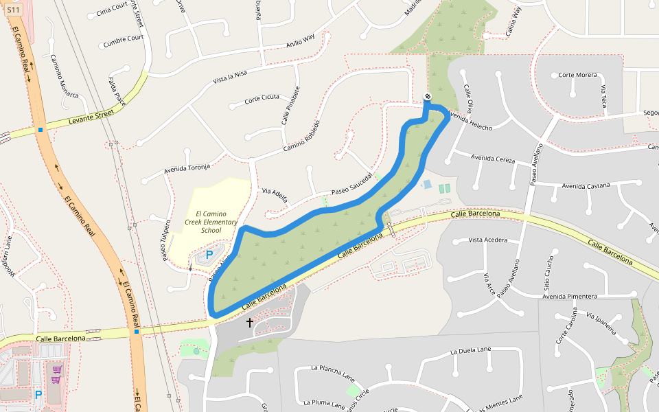 La Costa valley trail