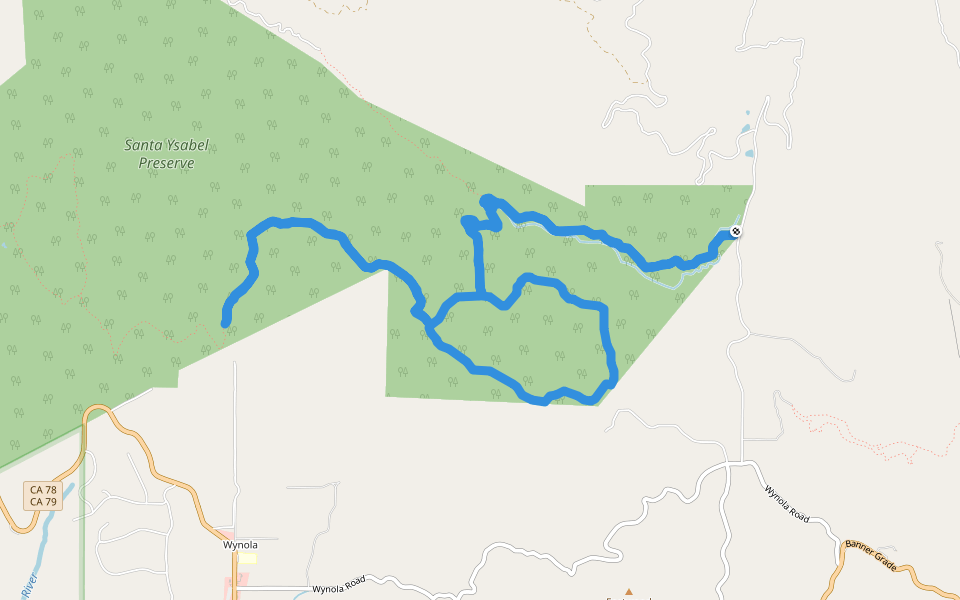 Santa Ysabel Preserve Kanaka Loop Trail Hiking Julian, California