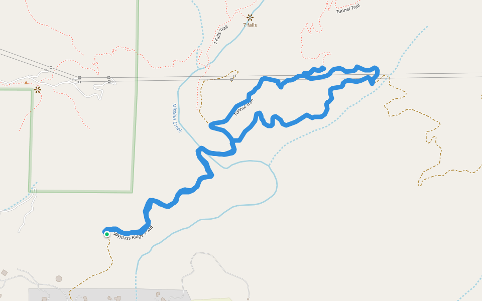 Spyglass Ridge Road Tunnel Trail Hiking Santa Barbara, California