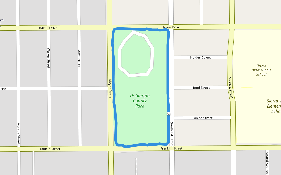 Por County Park Sendero Arvin, California, Estados Unidos Pacer