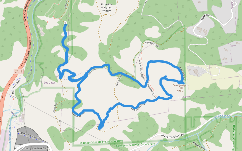 Saint Josepns Hill - Manzanita Trail