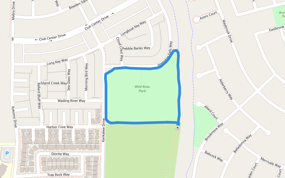 Wild Rose Park Walking and Running Sacramento, California, USA Pacer