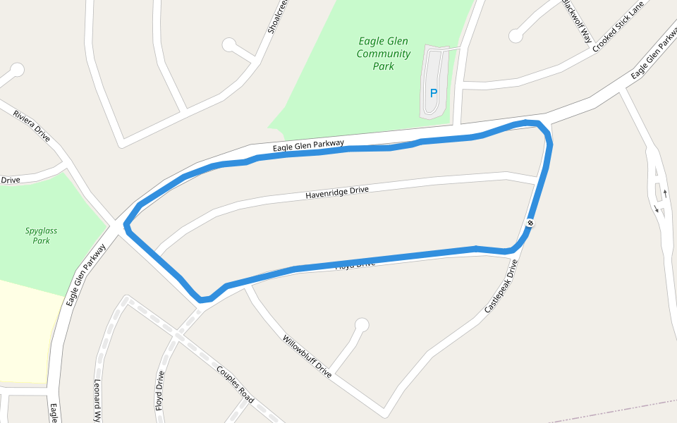 Eagle Glen Community Park Walking and Running Corona, California, USA