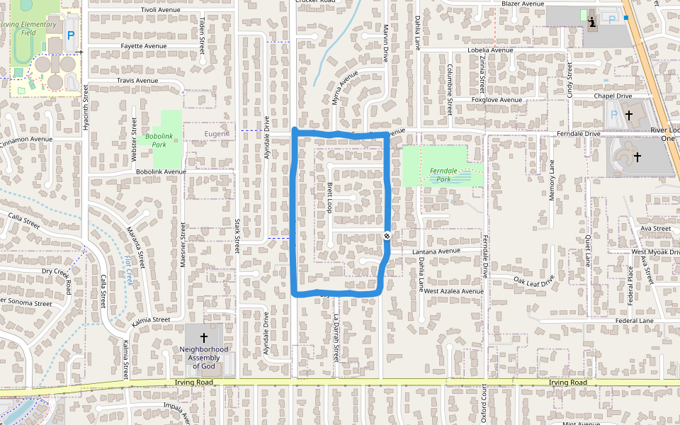 Ferndale Park Walking and Running Pacer