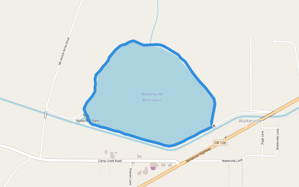 Walterville Reservoir