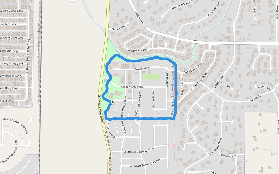 Ridgewater Natural Area Walking And Running Trail Bend, Oregon, USA