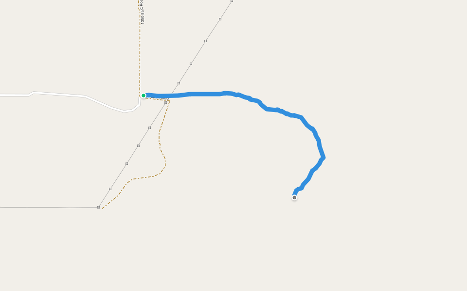 East Hills HP walking route map in Declo