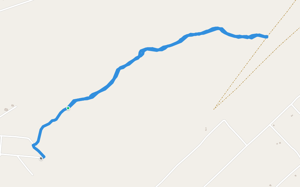 Desert walk walking route map in Todos Santos