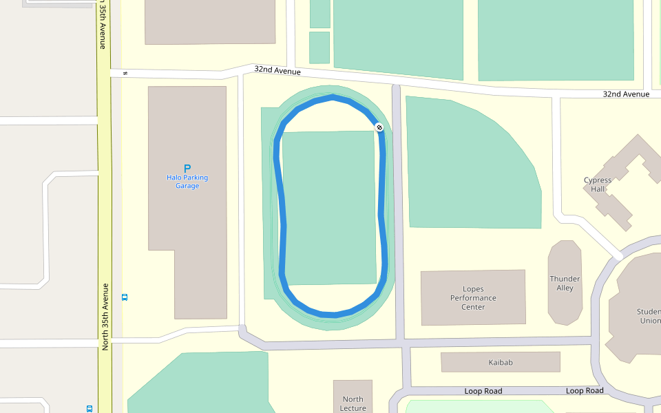 Grand Canyon University 400m Track