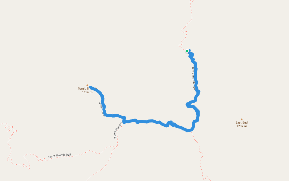 Tom's Thumb Trail - Tom's Thumb