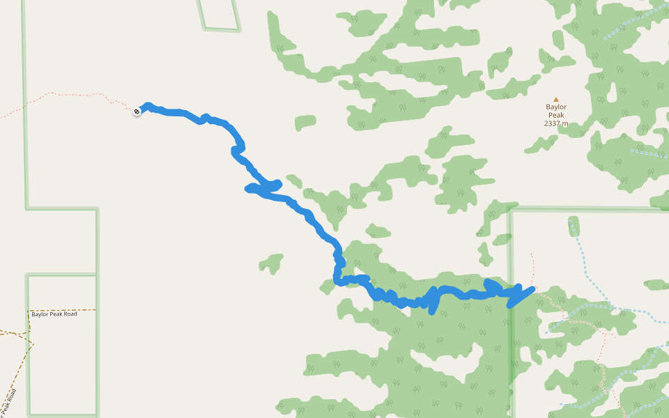 Organ Mountains Wilderness Study Area Baylor Canyon Pass