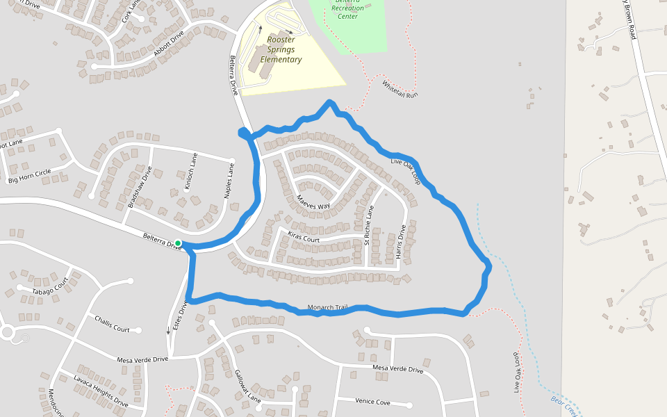 Live Oak Loop - Monarch Trail