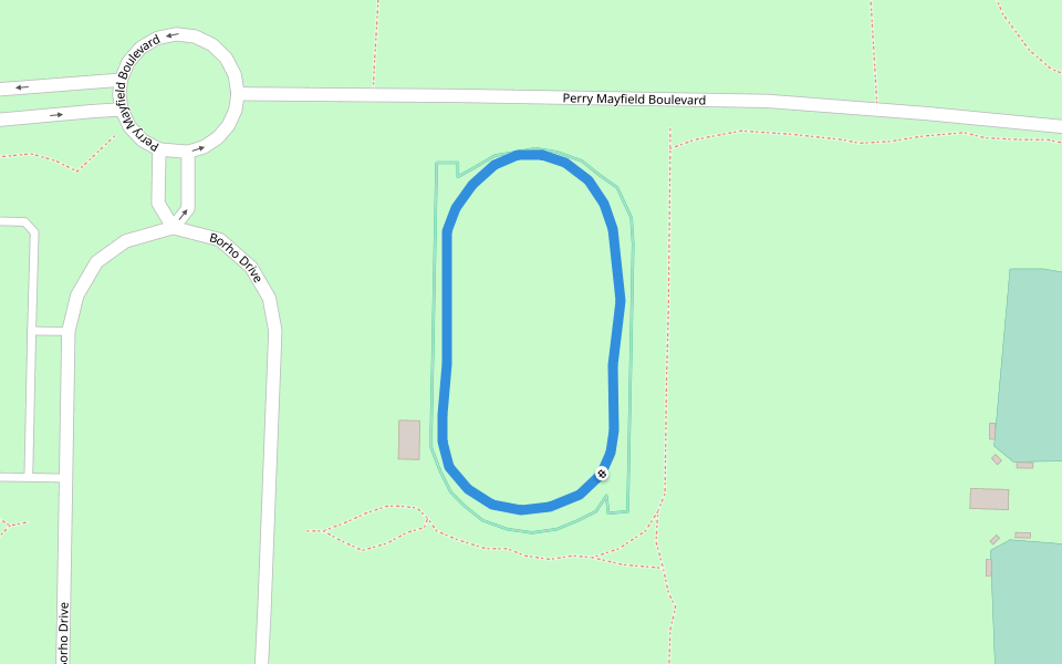 Southwest Regional Park and Preserve walking route map in Leander