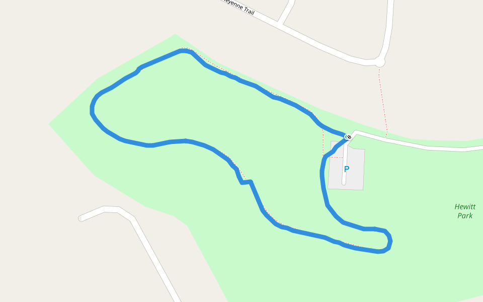 Hewitt Park Walking and Running Texas, USA Pacer