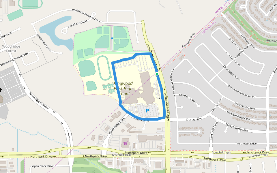 Kingwood Park High School Walking and Running Texas, USA Pacer