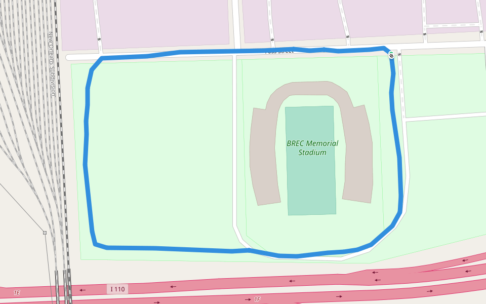 BREC Memorial Sports Complex Walking And Running Trail Baton Rouge