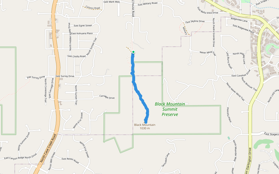 Black Mountain Summit Preserve Black Mountain Trail Hiking Cave