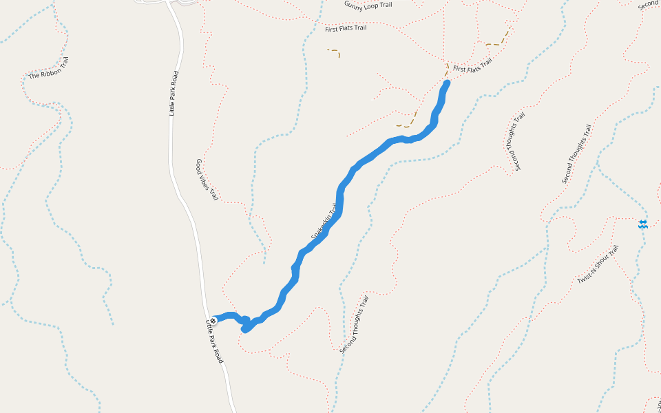 Snakeskin Trail walking route map in Grand Junction