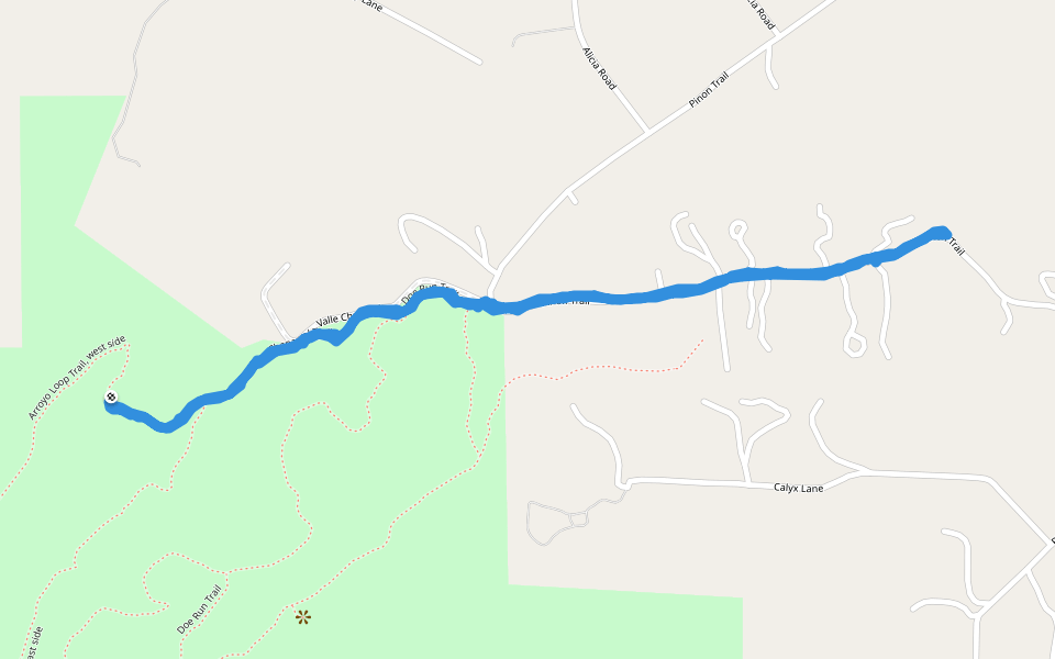 Gutierrez CanyonMilne Open Space Pinon Trail Hiking Cedar Crest