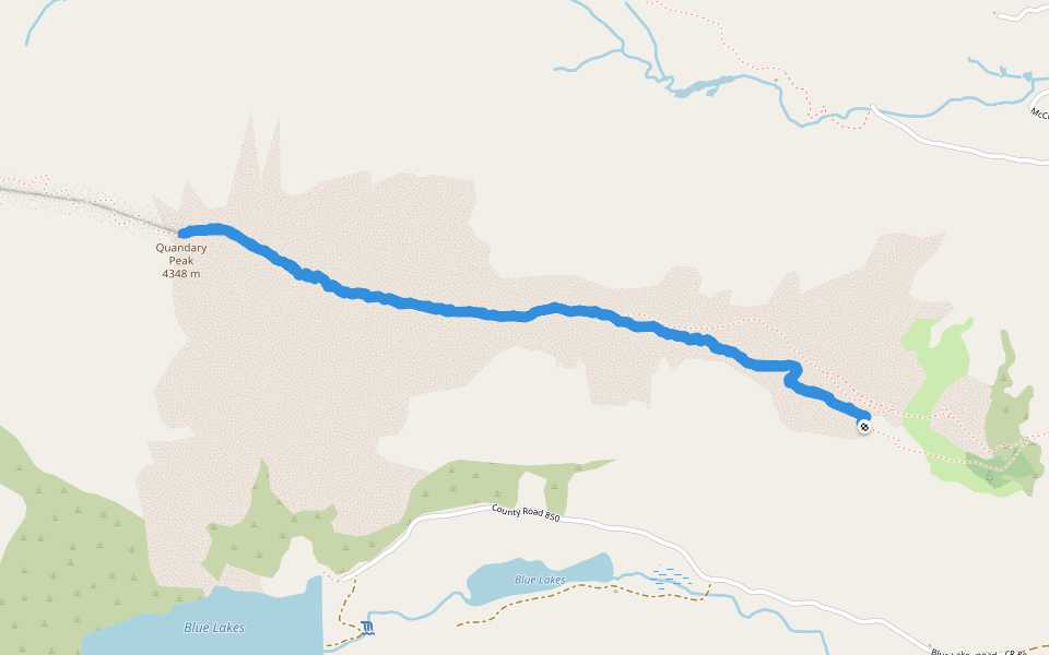 White River National Forest - Quandary Peak Trail