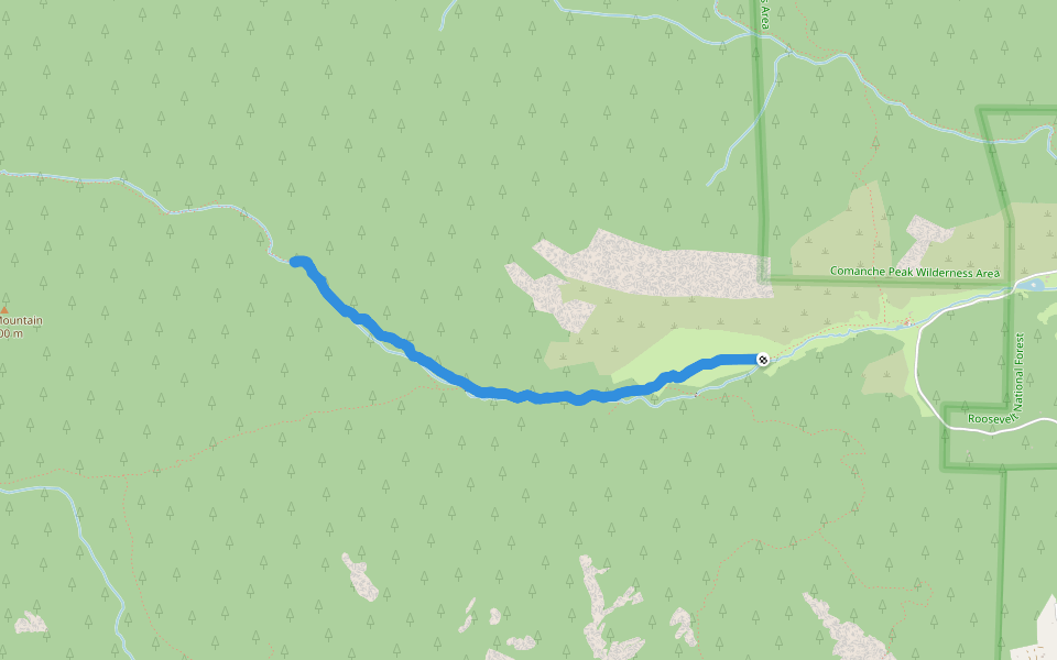 Rabbit Ears Campsite - Cow Creek Trail